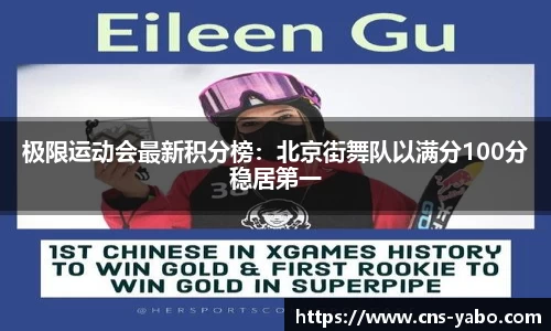 极限运动会最新积分榜：北京街舞队以满分100分稳居第一
